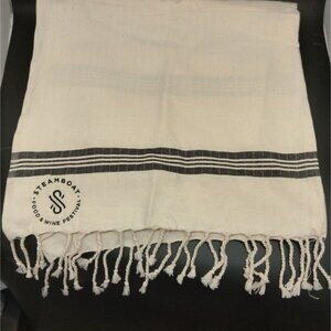 Steamboat Food and Wine Festival Oversized Blanket Scarf Shawl Wrap White Llama